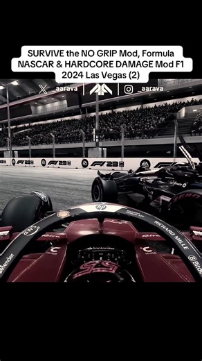 Survive the No Grip Mod in F1 2024 Las Vegas