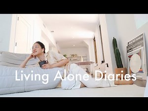 Living Alone Diaries | Maintaining a clean and tidy space, cozy living room decor, shopping!