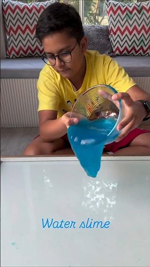 Summer Activity 6 - Water Slime #summeractivities #kidsactivity #slimerecipe