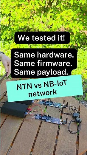 Satellite vs Cellular for IoT: same device, different network