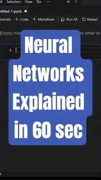 PyTorch Neural Network Explained Line by Line | Simple Python Example #python #pytorch #tensors #ai