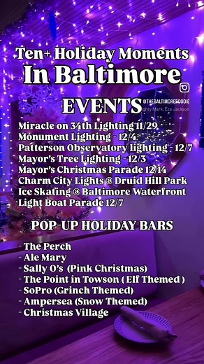 Explore the Best Holiday Popups in Baltimore