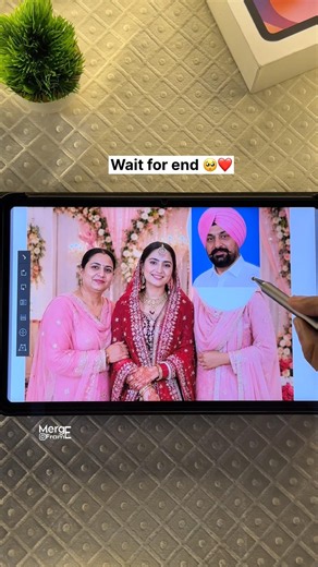 Emotional surprise gift for mom 🥺❤️ | Digital Merge | Family Photo Merge #shorts #merge #digitalart