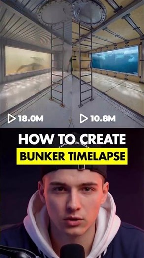Create Amazing Bunker Time-Lapse Videos Using AI | Shorts Guide #shorts