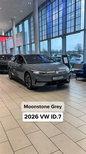2026 Moonstone Grey VW ID.7 now on display at our Liffey Valley showroom 😎 State of the art technology paired with classic VW styling Want to learn more about the fully electric ID.7? Click on the link below to visit our website https://bit.ly/48za5dO #vwid7 #ID7 #vwelectric #frankkeanevolkswagen | Frank Keane Volkswagen