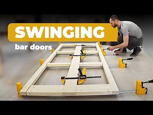 Swinging bar saloon doors CHEST'ER How to make