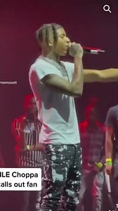 NLE Choppa Almost Fights Fan