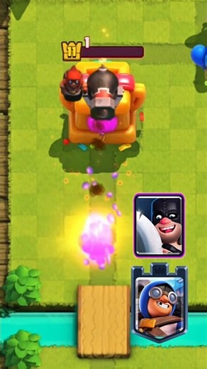 1 hp Tower Tutorial #clashroyale #shorts