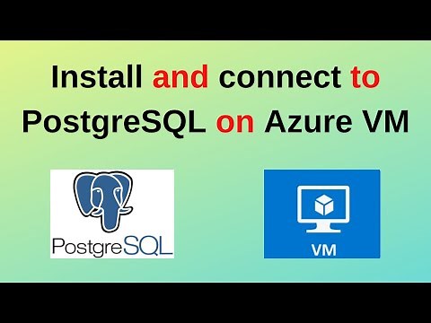 111.PostgreSQL DBA: How to install and configure PostgreSQL16 on Azure Virtual Machine | 2024 update