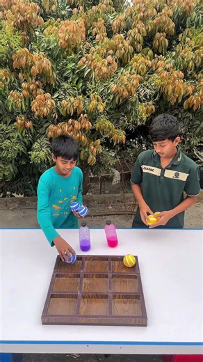 Anas vs Tamim bottle flip tic tac toe challange. #funny #shorts #funwithbrotherz