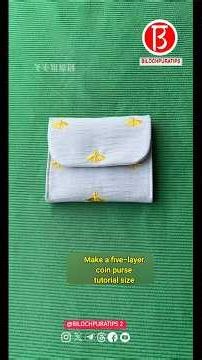 Make a five-layer coin purse tutorial size