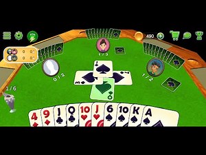Spades 3D (by Toni Rajkovski) - free card game for Android and iOS - gameplay.