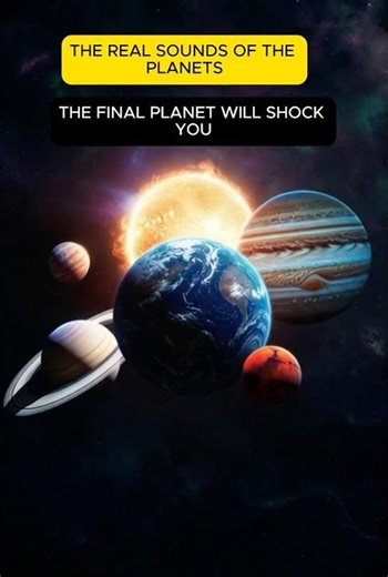 THE REAL SOUNDS OF THE PLANETS #shorts
