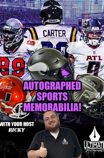 $29 NFL Random Team Auctions - Tuesday Afternoon Memorabilia W/Ricky | eBay Live Video