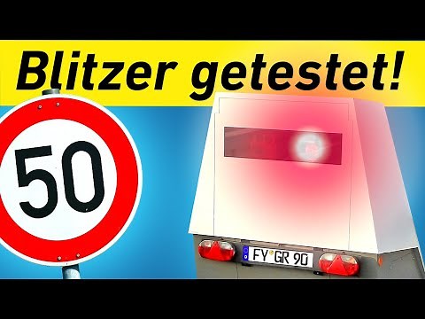 Speed ​​camera trailer: When does one get caught speeding? Mobile enforcement trailer tested.