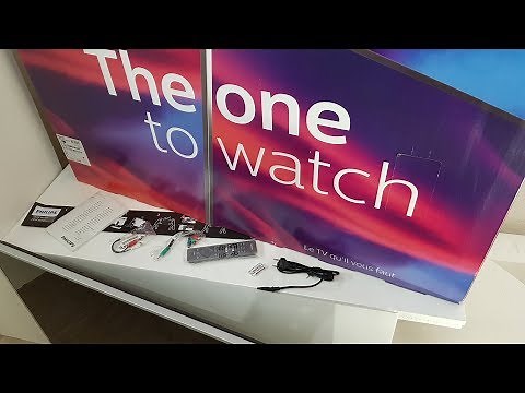 Unboxing the "The One" Philips 4K Android TV
