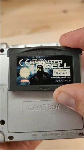 Tom Clancy's Splinter Cell Nintendo Game Boy Advance #gba #retrogaming #splintercell #ubisoft