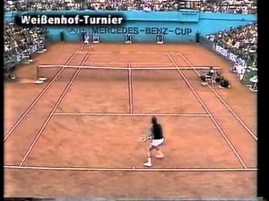 Stuttgart 1981 F Borg vs. Lendl
