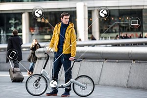 Folding electric bike talks to all your other smart devices