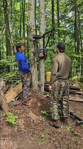 How to Hang a Treestand in 1 Minute