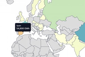 La cantidad de energía nuclear que genera cada país, detallada en este mapa interactivo