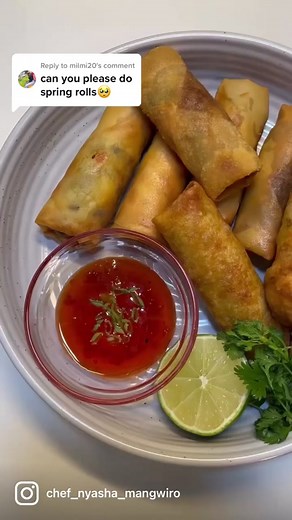 Replying to @milmi20 easy spring roll recipe Spring rolls from scratch. I’m all for the easy, fresh and delicious goodies! ☺️ Ingredients Spring roll pastry 1 cup all purpose flour 2 cups cold water 1/4 tsp salt Filling 250g ground beef 1tsp curry powder 1 tsp paprika 1/2 tsp garlic Garlic Salt to taste Spring onions Bell peppers 🫑 Chillies (optional) Bon appetit #springrolls #springroll #appetizer #delicious #homemade #homemadefood #fyp #fy #food #foodie #foodstagram #foodies #foodie #festives