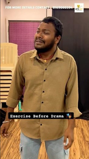Acting Exercise Before Drama 🎭| Character Preparation #shorts #actingschool #letsact
