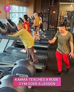 1.4M views · 6.3K reactions | Treadmill takes an old lady's side to restore justice | Fabiosa Animated | Facebook