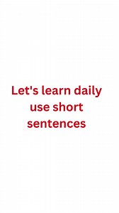 English short Sentences #englishspeaking #shorts #dailyuseenglishsentences | Learning English