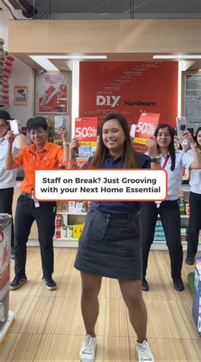 Not on break! just dancing our way to your next must-have. 💃 Drop by DIY Hardware and grab yours today! 📍 Find your nearest store: https://bit.ly/diy_stores SHOPEE: https://shopee.ph/diy_hardwarestore TIKTOK:https://www.tiktok.com/@diyhardwareph LAZADA: https://www.lazada.com.ph/shop/diy-hardware/ #DIYHardware #DIYForYourHome #AOneStopShopForEveryHome | DIY Hardware