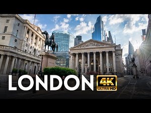 🇬🇧 London, UK: Bank of England and Surrounding Area – Day Walk | 4K