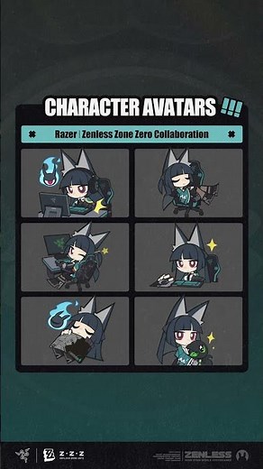 Razer | Zenless Zone Zero Collection Sticker Pack