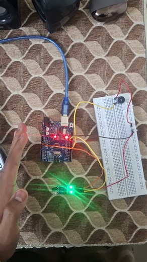 IR Sensor interfacing for Obstacle Detection and Distance Measurement
