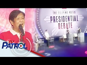 Marcos nangampanya habang nasa debate ang mga kalaban | TV Patrol