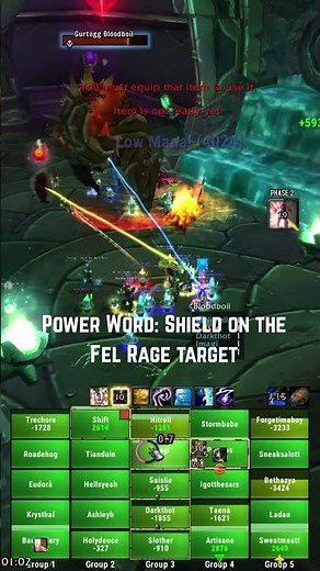 Holy priest pumps on Gurtogg Bloodboil #tbcclassic #worldofwarcraft #gaming #wowclassic #wow #games