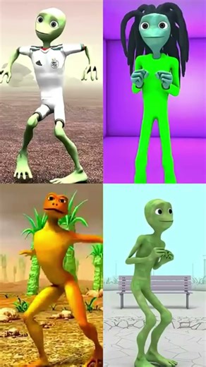 aliens dance challenge crazy 🤣