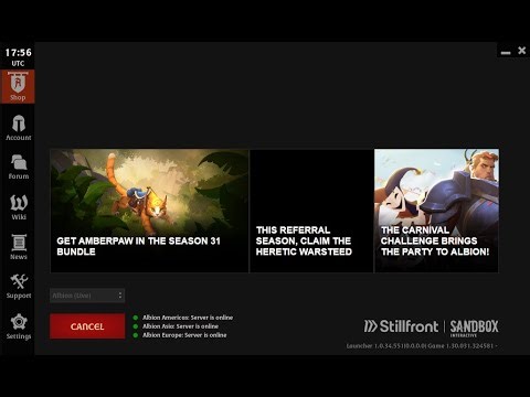 Albion online Launcher not working
