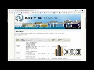 Baltimore Existing Permit search