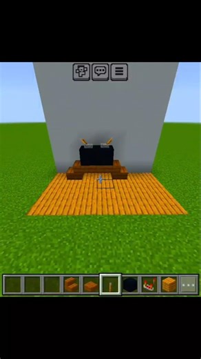 Minecraft Old TV Build Hack 📺✨ #shorts