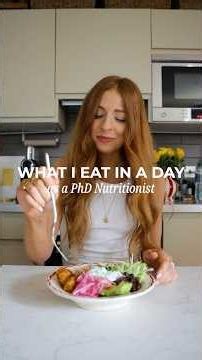 WHAT I EAT IN A DAY AS A PHD NUTRITIONIST #whatieat #whatieatinaday #nutritiom
