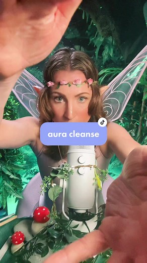 🧚 ASMR fairy woodland #auracleanse #distancehealing #reikiasmr @caringwhispers_asmr