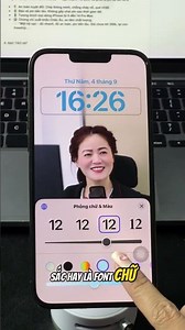 Đổi màu màn hình khóa giúp bạn làm mới giao diện iPhone nhanh chóng với phong cách riêng đầy cuốn hú
