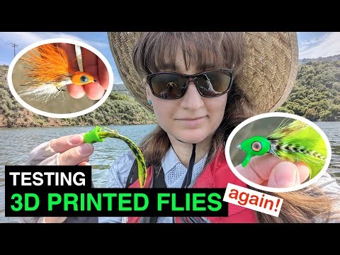Testing 3D Printed Fish Skull Designs Again! - Fly Fishing Video