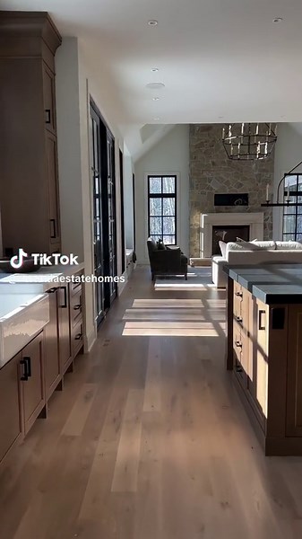 Sun Filled Kitchen Design with White Oak Cabinets