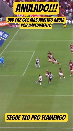 GOAL DISALLOWED!!! DVD scores but the referee disallows it. Flamengo remains in the lead. #flamen...