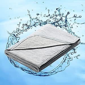 Marchpower Arc-Chill Cooling Blanket for Hot Sleepers - Twin Size, Japanese Cooling Fiber Absorbs Body Heat, Lightweight Soft Cold Blanket for Summer Sleeping