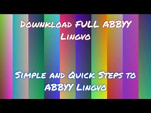 How To Download & Install ABBYY Lingvo On PC