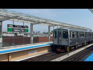 CTA green line ride from Roosevelt to New Damen green line station (5000 series)