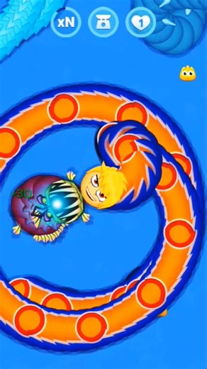 Wormzone.io #snake game #shorts.