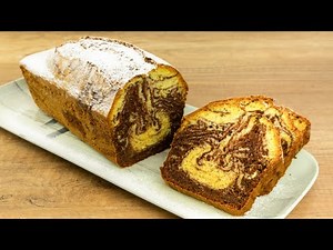 Moist and Delicious Chocolate Marble Cake – 10 minutes recipe